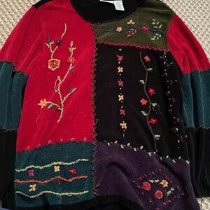 White Stag Black Sweater